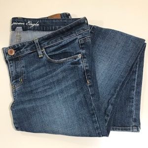 Nwot American Eagle Skinny Stretch Jeans 10 Short - image 1